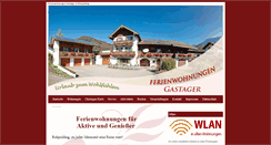 Desktop Screenshot of ferienwohnungen-gastager.de